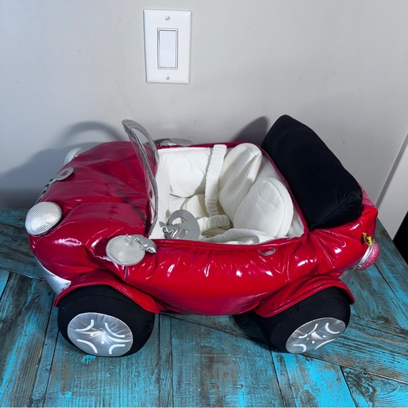 Build A Bear Workshop Convertible Car BABW Red Plush - Picture 7 of 11